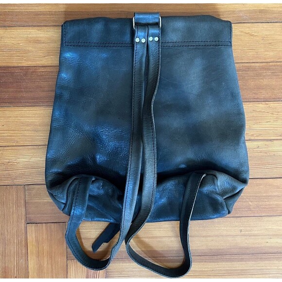 Raven + Lily Backpack Off-Black Leather Never Used!